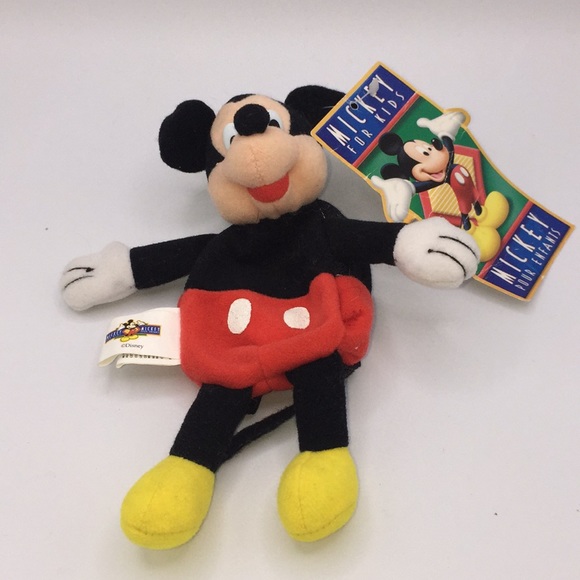 Disney Mickey Mouse Plush Keychain with Zippered Pouch - Picture 9 of 12